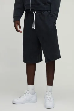 Short Bermuda En Jersey Délavé Essential