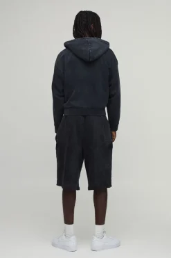Short Bermuda En Jersey Délavé Essential