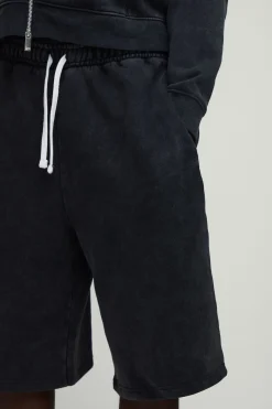 Short Bermuda En Jersey Délavé Essential