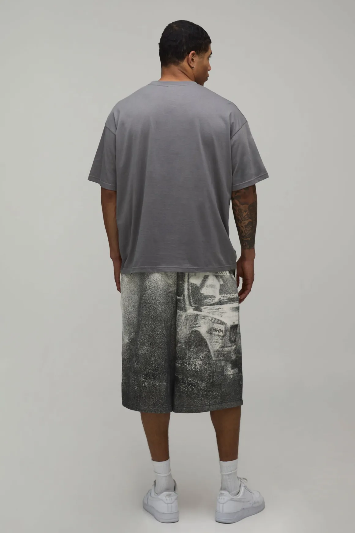 Short Bermuda En Jersey Style Moto