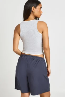 boohoo Short Bermuda En Popeline De Coton<Femme Shorts