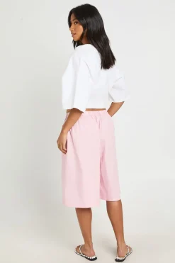 boohoo Short Bermuda En Popeline De Coton Petite<Femme Ensembles