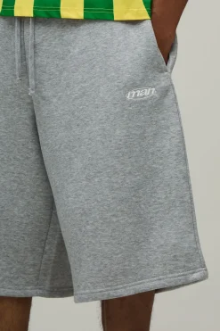 Short Bermuda Homme Sport Avec Broderie En Jersey