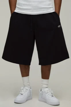 boohooMAN Short Bermuda Jersey Brodé Sport Homme<Homme Jorts|Denim