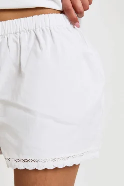 Short À Bordure Brodée
