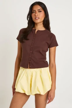 boohoo Short Bouffant En Coton<Femme Shorts