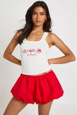 Short Bouffant En Coton