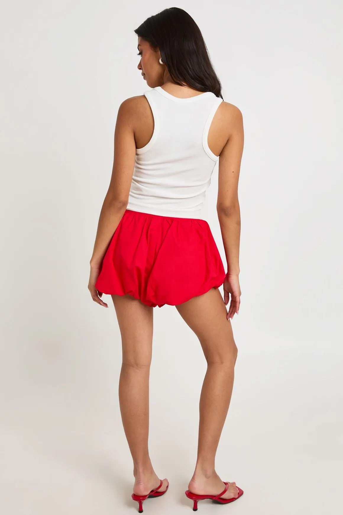 Short Bouffant En Coton
