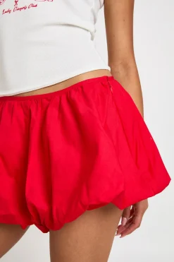 Short Bouffant En Coton