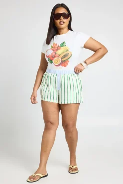 Short Boxer Taille Contrastée Grande Taille