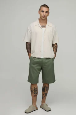 boohooMAN Short Cargo Ample Coupe Baggy Taille Bicolore<Homme Shorts