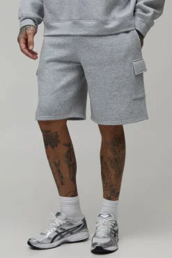 Short Cargo Décontracté En Jersey Basique Coupe Ample Tall