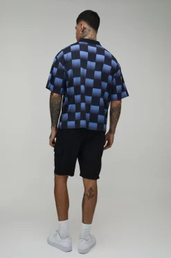 Short Cargo En Nylon Élastiqué Coupe Slim Pour Homme Grand