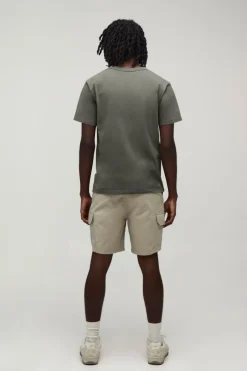 Short Chino Ajusté À Taille Fixe Essentiel