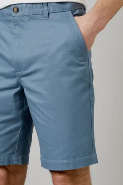 Short Chino Classique Bleu Moyen