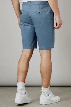 Short Chino Classique Bleu Moyen