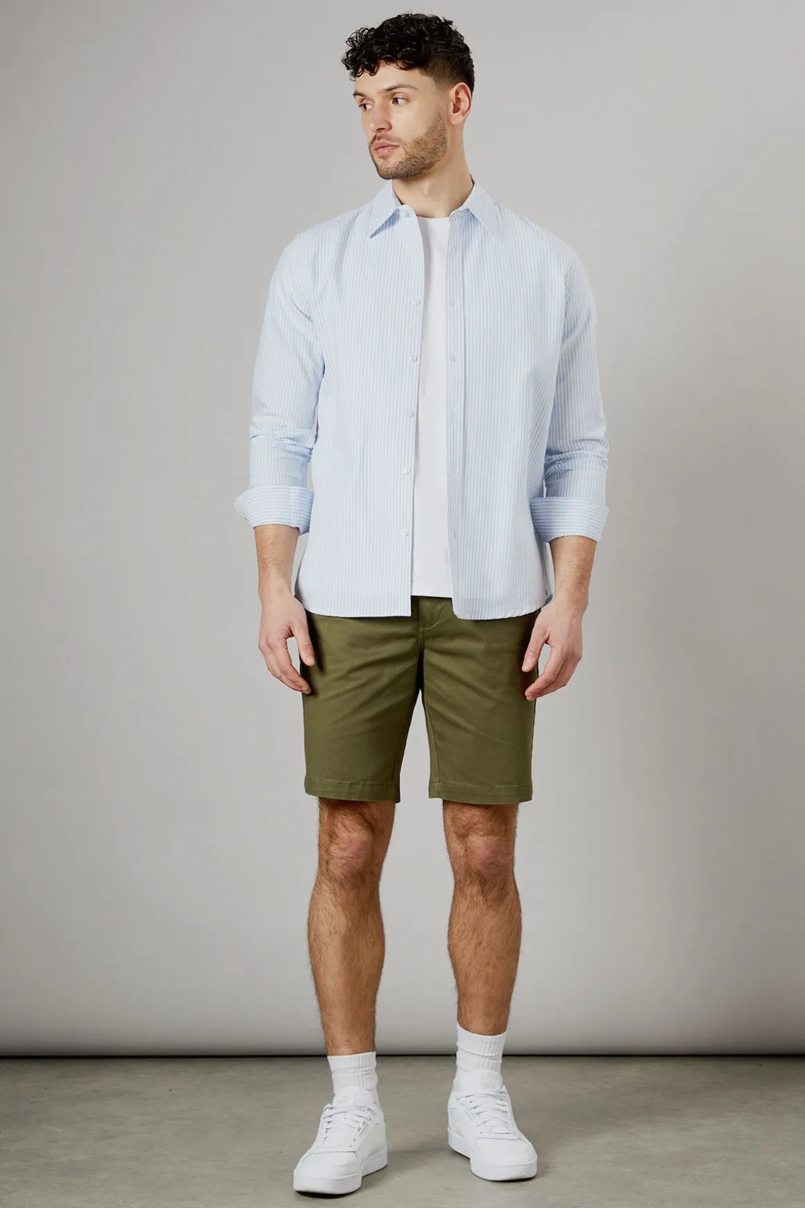Short Chino Classique Kaki