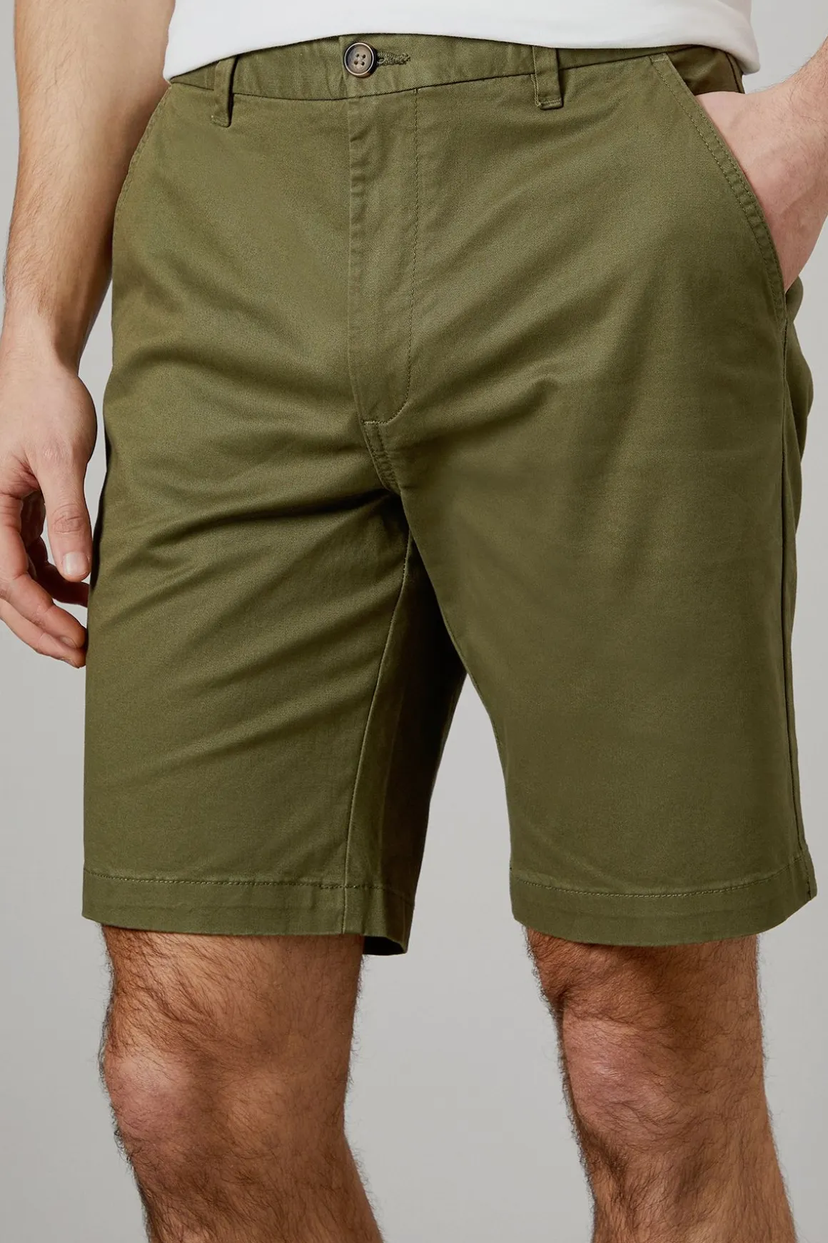 Short Chino Classique Kaki