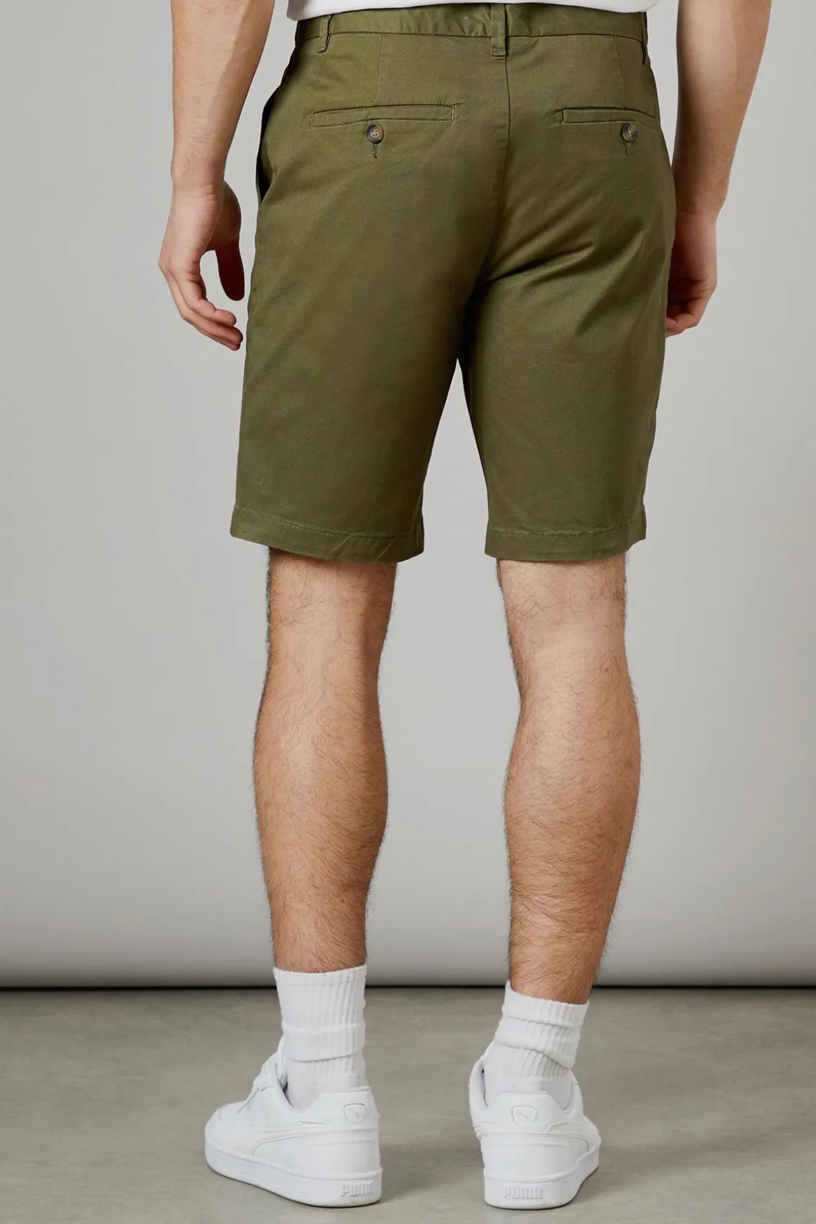 Short Chino Classique Kaki