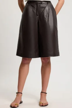 KarenMillen Short City En Cuir<Femme Shorts|Ensembles