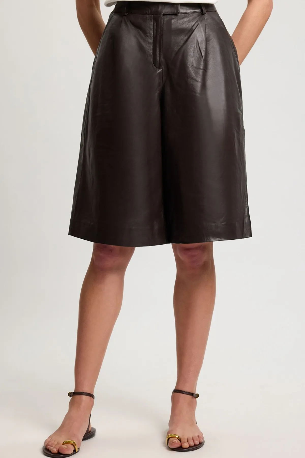 KarenMillen Short City En Cuir<Femme Shorts|Ensembles