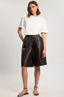 KarenMillen Short City En Cuir<Femme Shorts|Ensembles