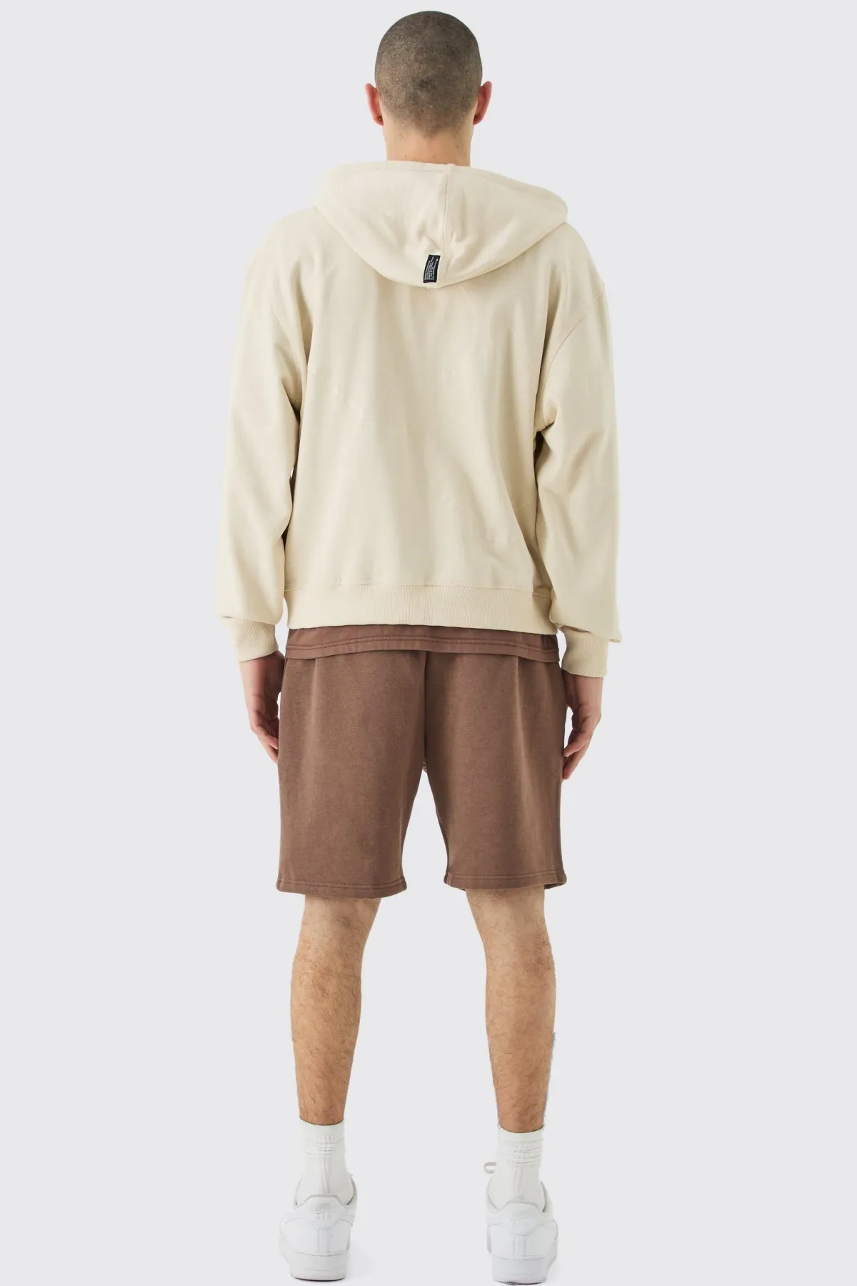 boohooMAN Short à coupe décontractée Official Puff Print<Homme Shorts