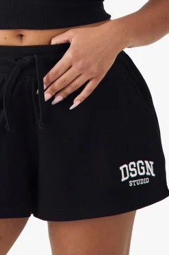 DSGN Studio Short Côtelé Brodé<Femme Survêtements|Survêtements