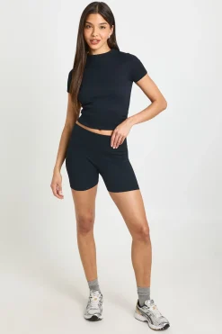 Short Cycliste Côtelé Sans Couture Contour