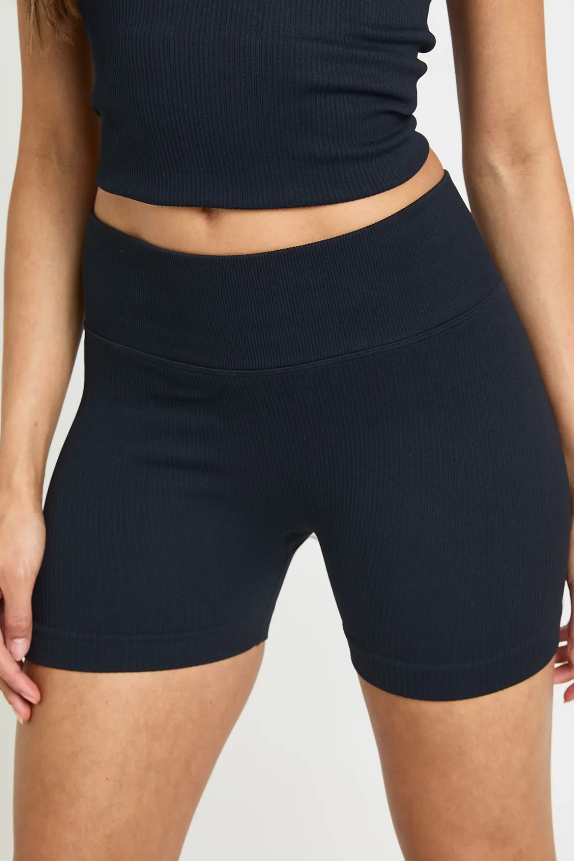 Short Cycliste Côtelé Sans Couture Contour