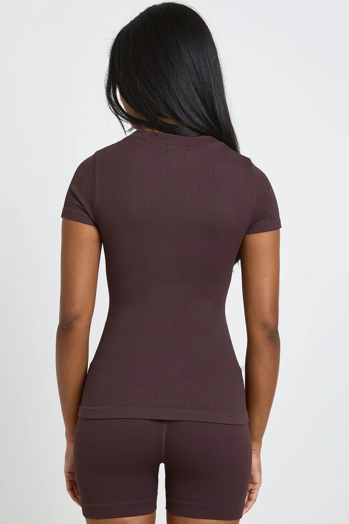 Short Cycliste Sans Couture Côtelé Contour