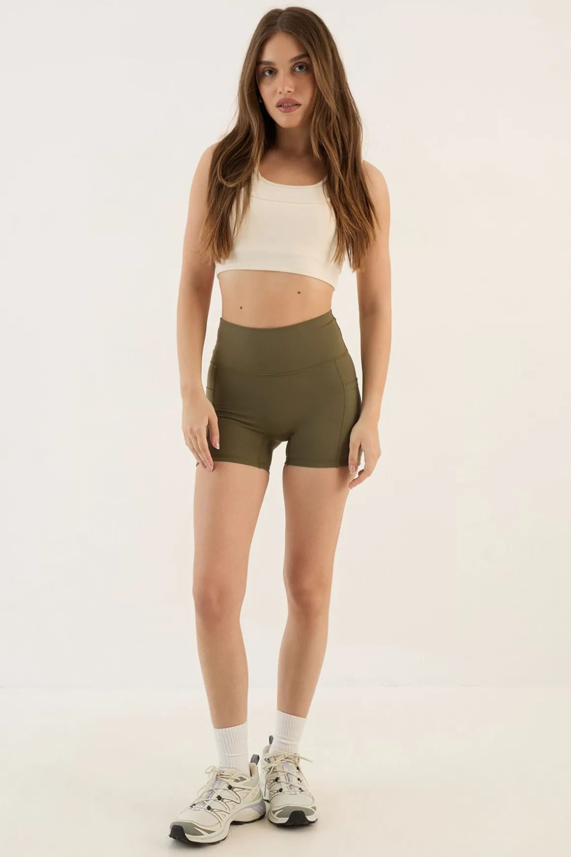 Short Cycliste Sculptant Avec Poche Dsgn Studio