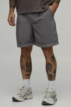 Short Décontracté Mi-long À Revers