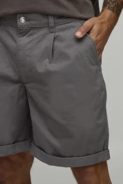 Short Décontracté Mi-long À Revers
