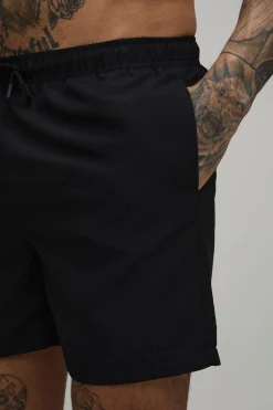 boohooMAN Short de Bain BM Autograph Coupe Longue Taille Haute<Homme Shorts|Tout Afficher