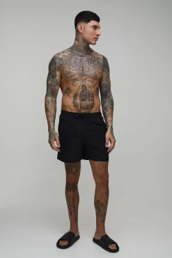 boohooMAN Short de Bain BM Autograph Coupe Longue Taille Haute<Homme Shorts|Tout Afficher