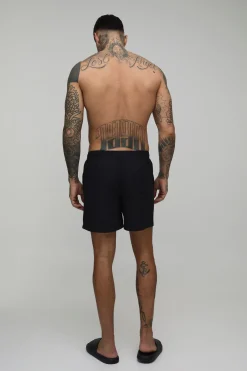 boohooMAN Short de Bain BM Autograph Coupe Longue Taille Haute<Homme Shorts|Tout Afficher