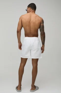 boohooMAN Short de Bain BM Autograph Mi-Long<Homme Shorts|Tout Afficher
