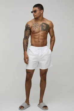 boohooMAN Short de Bain BM Autograph Mi-Long<Homme Shorts|Tout Afficher