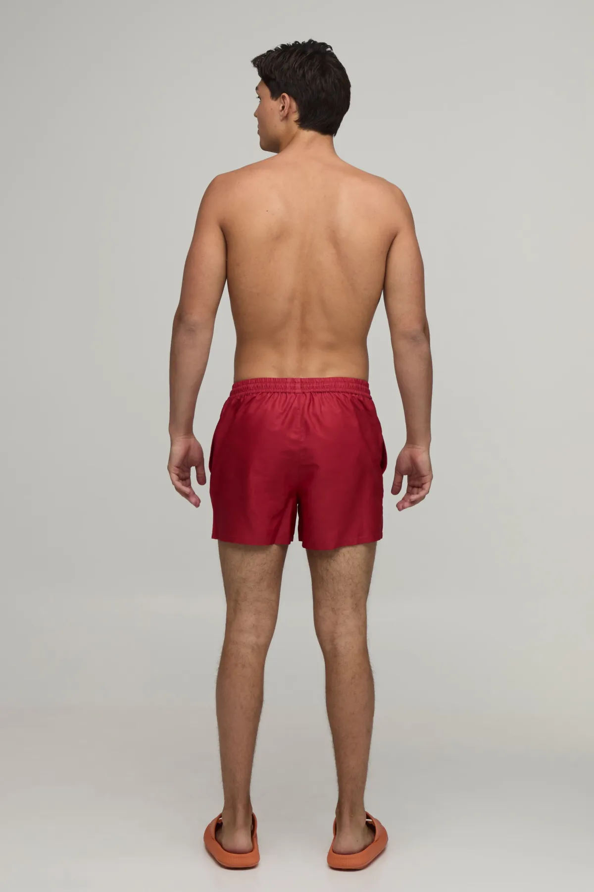 boohooMAN Short De Bain Longueur Courte À Bandes Latérales Et Appliqué À Panneaux<Homme Shorts|Maillots De Bainnouveau