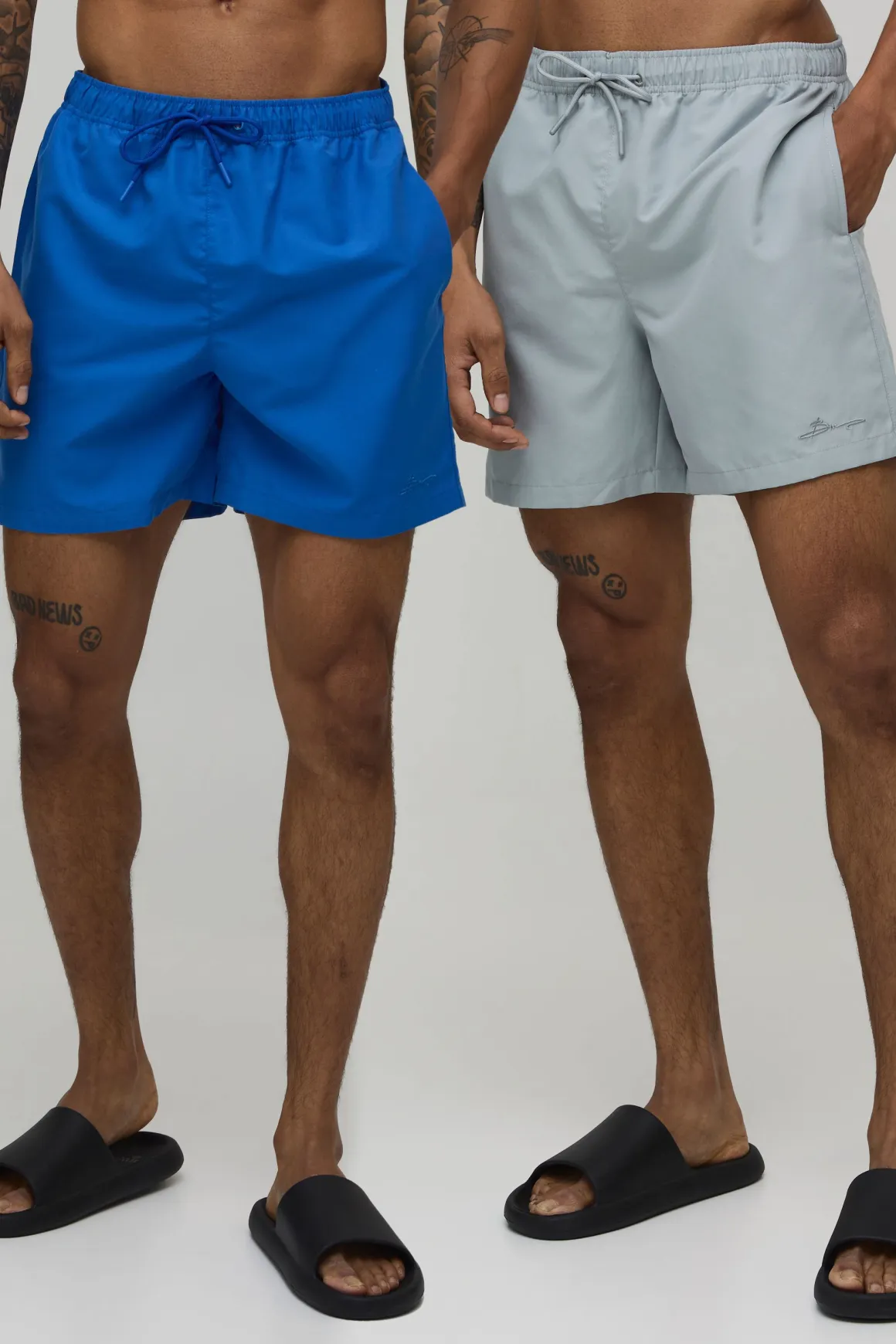 Short De Bain Mi-long BM Autograph - Lot De 2