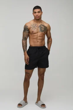 boohooMAN Short De Bain Mi-long BM Autographe - Lot De 3<Homme Shorts|Tout Afficher
