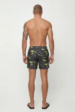 boohooMAN Short De Bain Mi-Long Camouflage<Homme Maillots De Bainnouveau