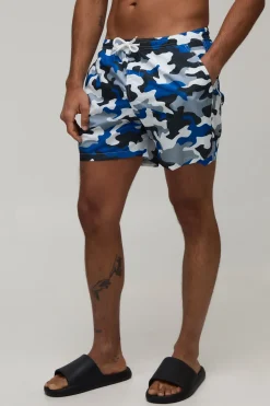 Short De Bain Mi-Long Camouflage