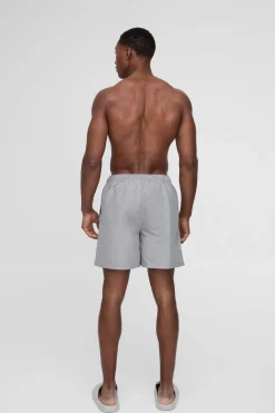 boohooMAN Short de bain mi-long de marque en<Homme Shorts|Maillots De Bainnouveau