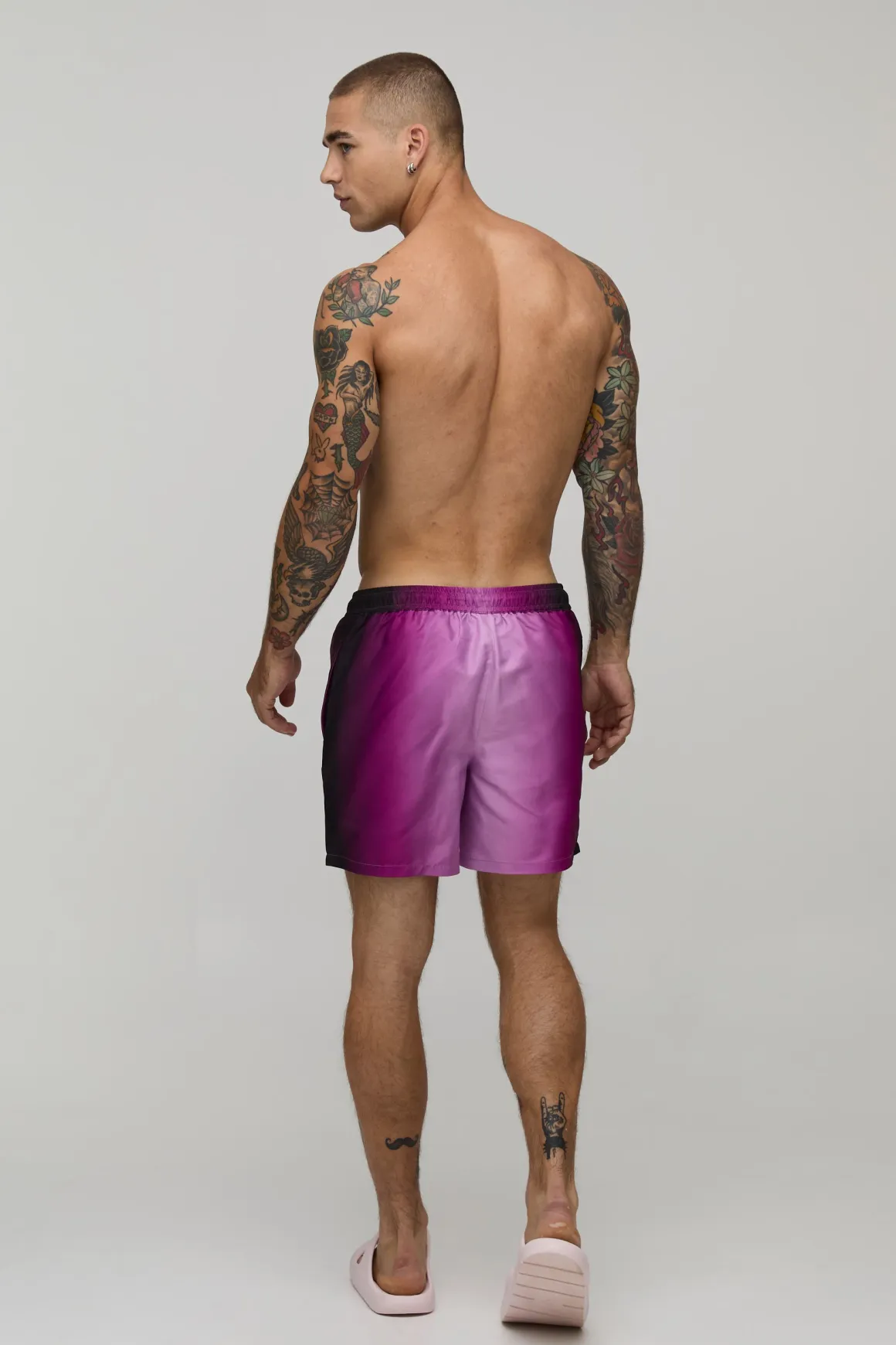 Short De Bain Mi-long Effet Ombré