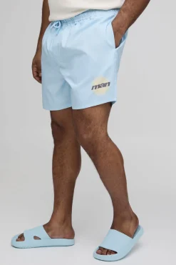 Short De Bain Mi-long Homme Avec Imprimé Placement Plus