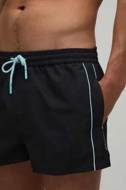 Short De Bain Super Court Avec Détail De Passepoil Ombré