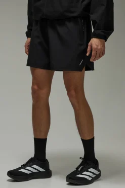 Short De Course À Allure Modérée Avec Double Ceinture 5 Pouces