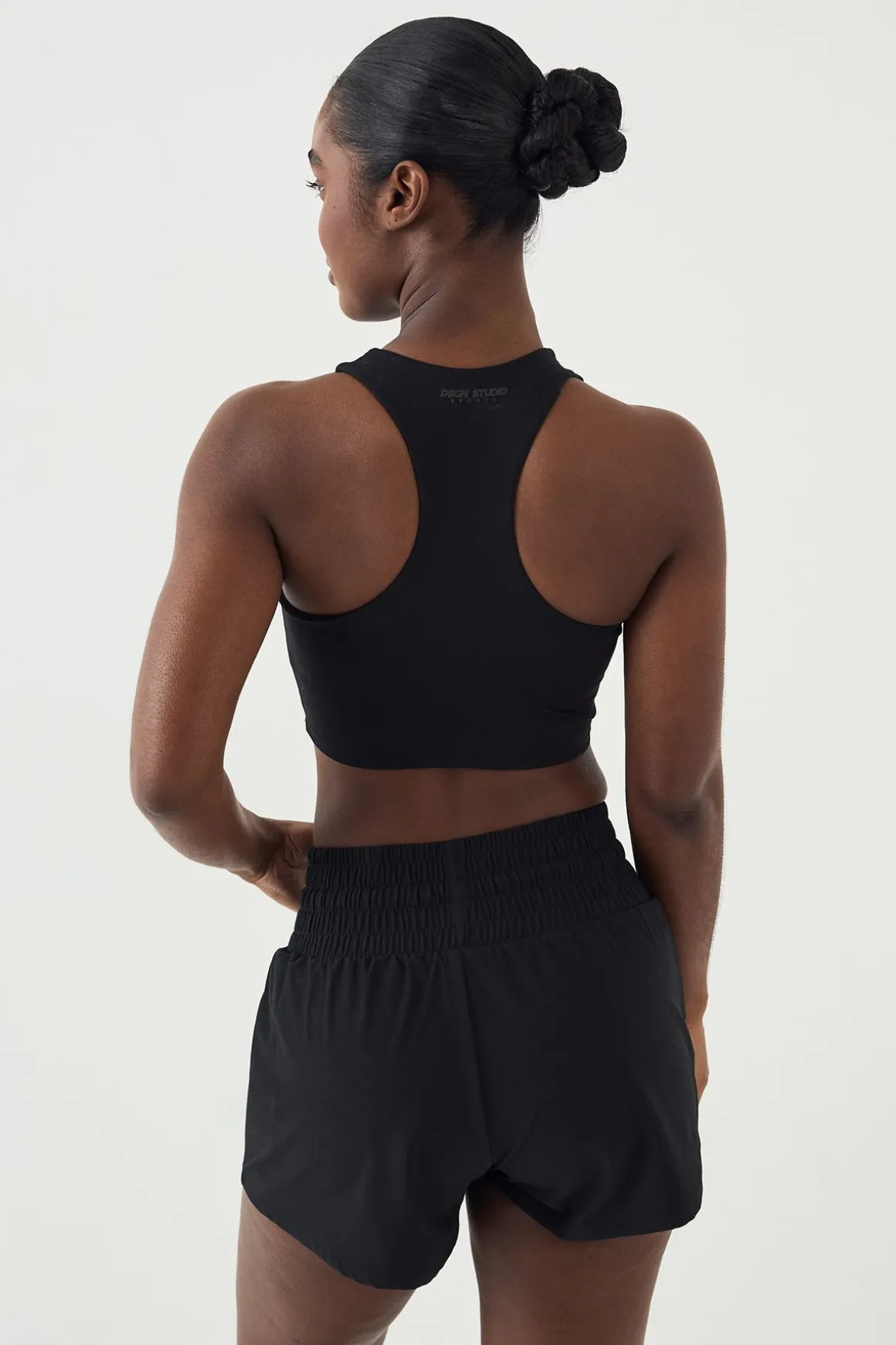 Short de Course DSGN Studio Taille Haute avec Ceinture Profonde
